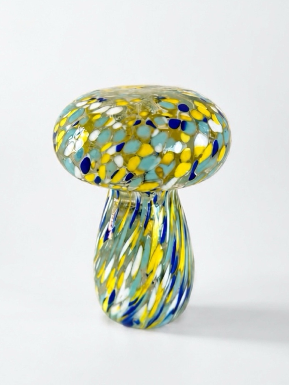 ALESSANDRO COPPOLA ITALY MURANO GLASS MUSHROOM PAPER WEIGHT NWT MCM ART DECO
